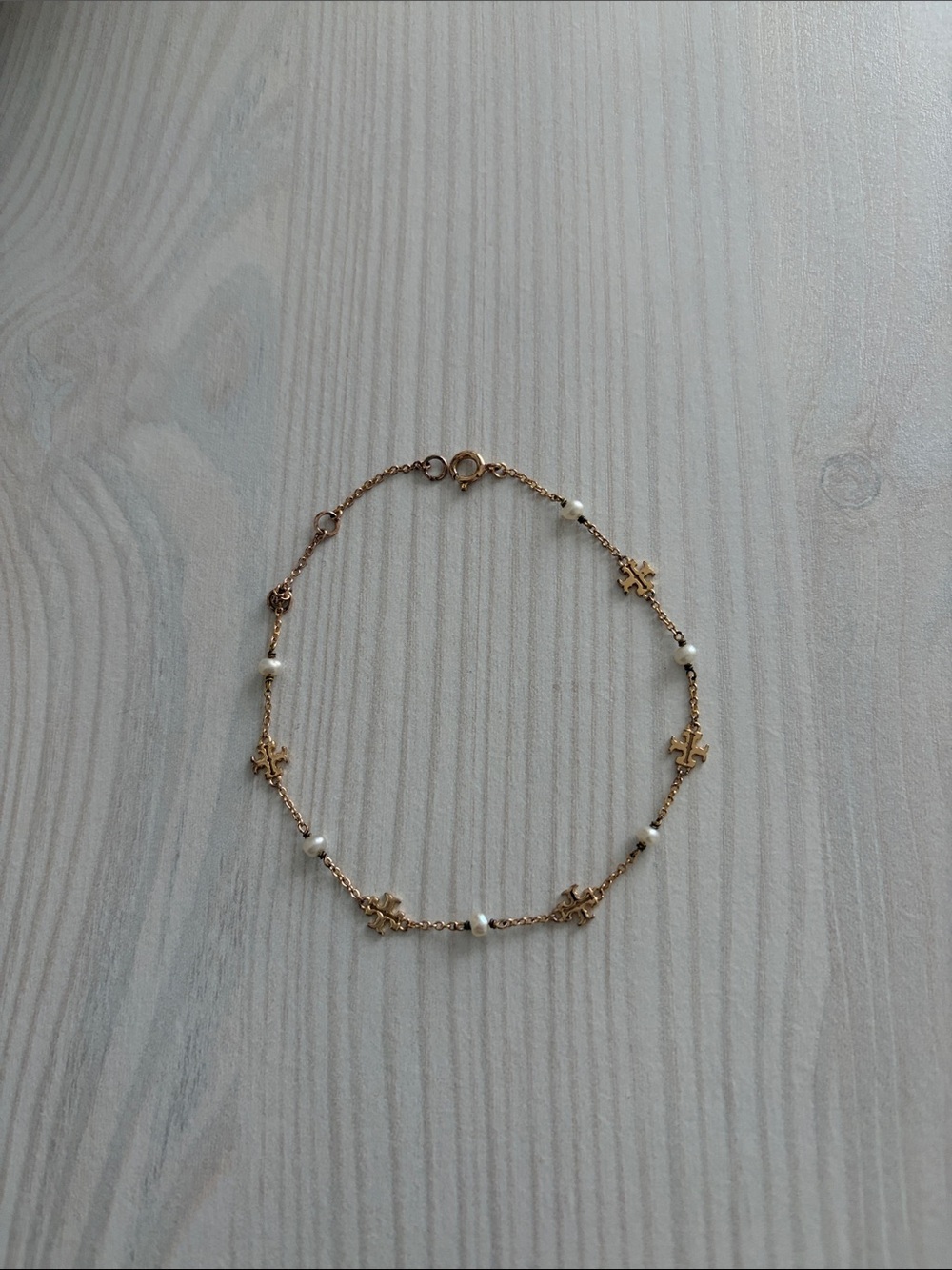 Tory Burch Moonstone Pearl Bracelet